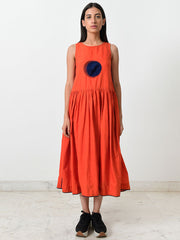 Khadi Crescent Moon Dress DRESSES Rias Jaipur